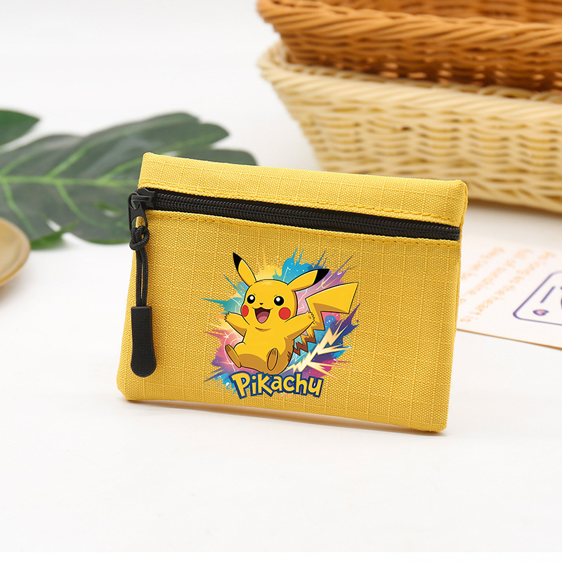 Coin Holder Men - Anime Pokemons Coin Purse Cute Square