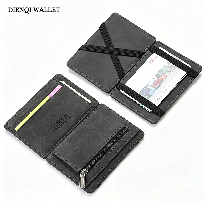 PU Leather Magic Wallet Men Bu - Coin Holder Men ulasan dan harga