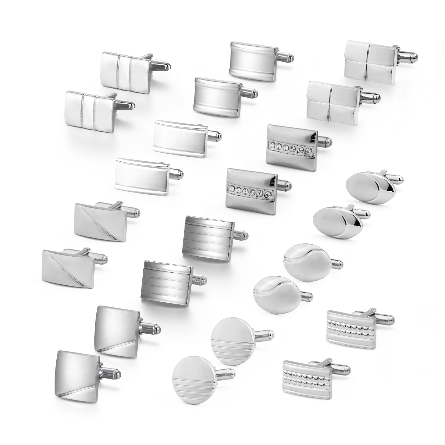 1 Pair Cufflinks For Mens Acce - Men'S Minimalist Accessories ulasan dan harga
