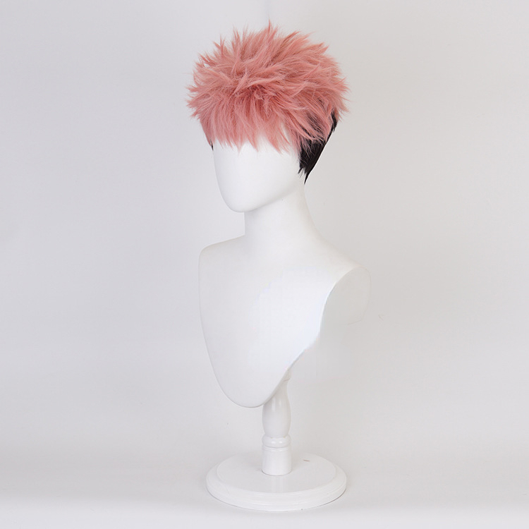 Anime Itadori Yuji Cosplay Wig - Men Accessories Korea ulasan dan harga