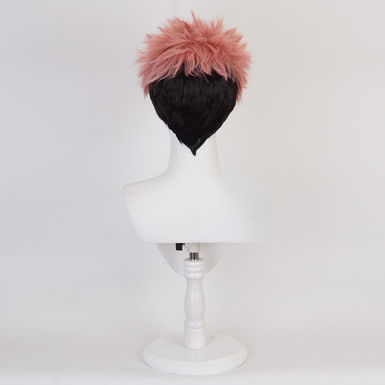 Anime Itadori Yuji Cosplay Wig - Men Accessories Korea ulasan dan harga