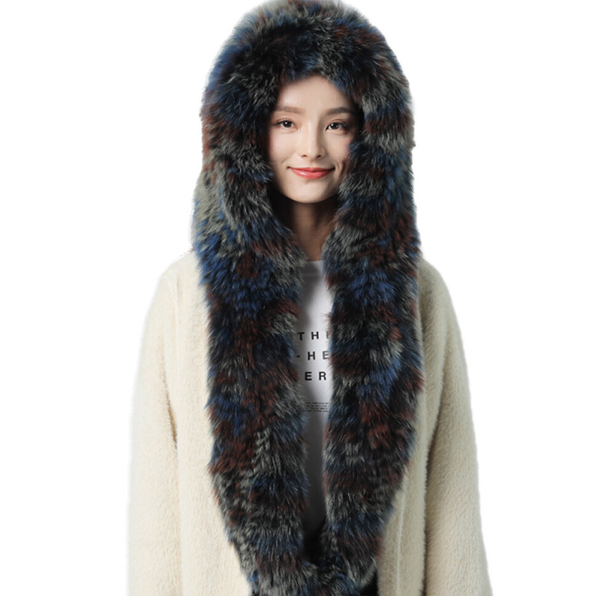 New Real Rabbit Fur Scarf Thic - Men Accessories For Neck ulasan dan harga