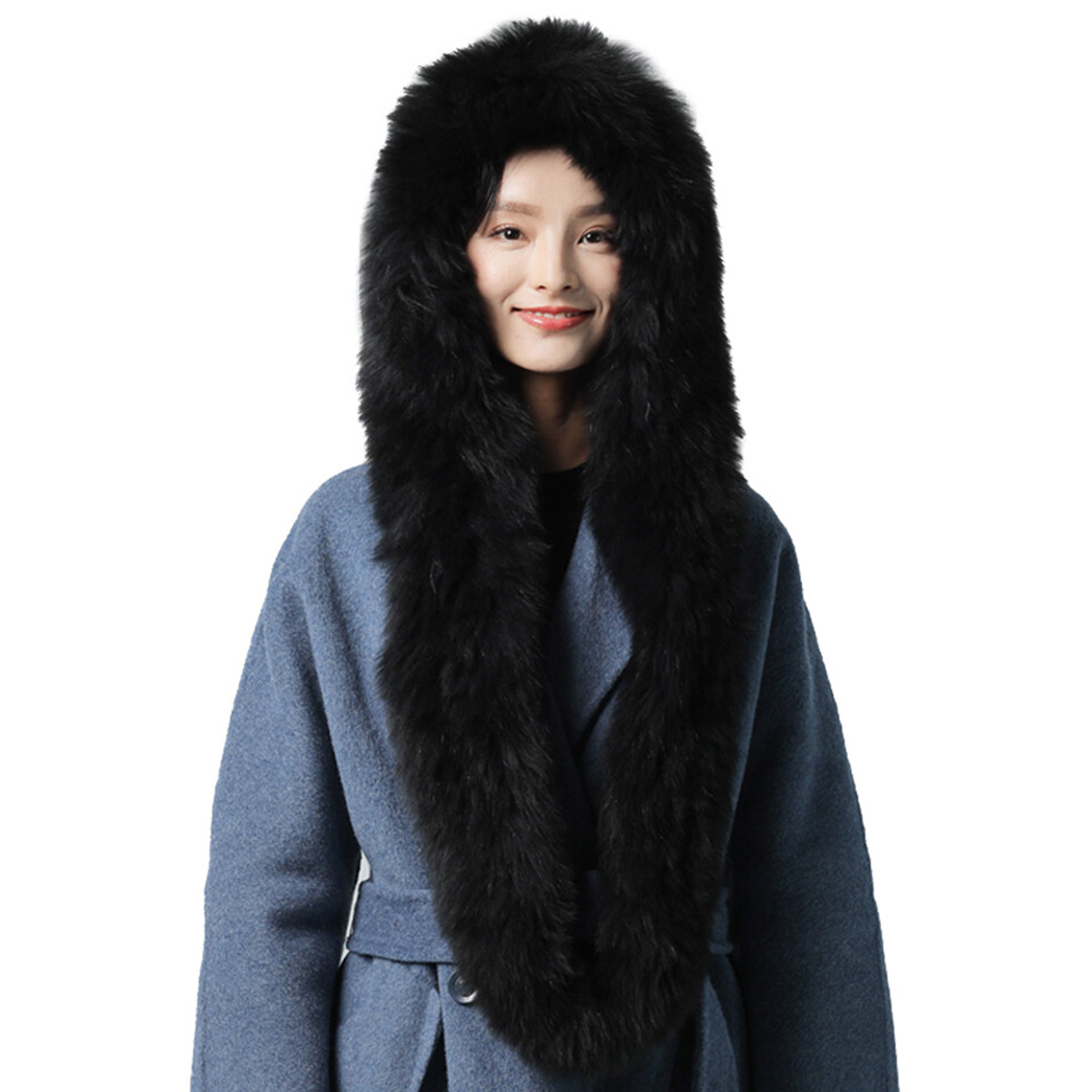 New Real Rabbit Fur Scarf Thic - Men Accessories For Neck ulasan dan harga