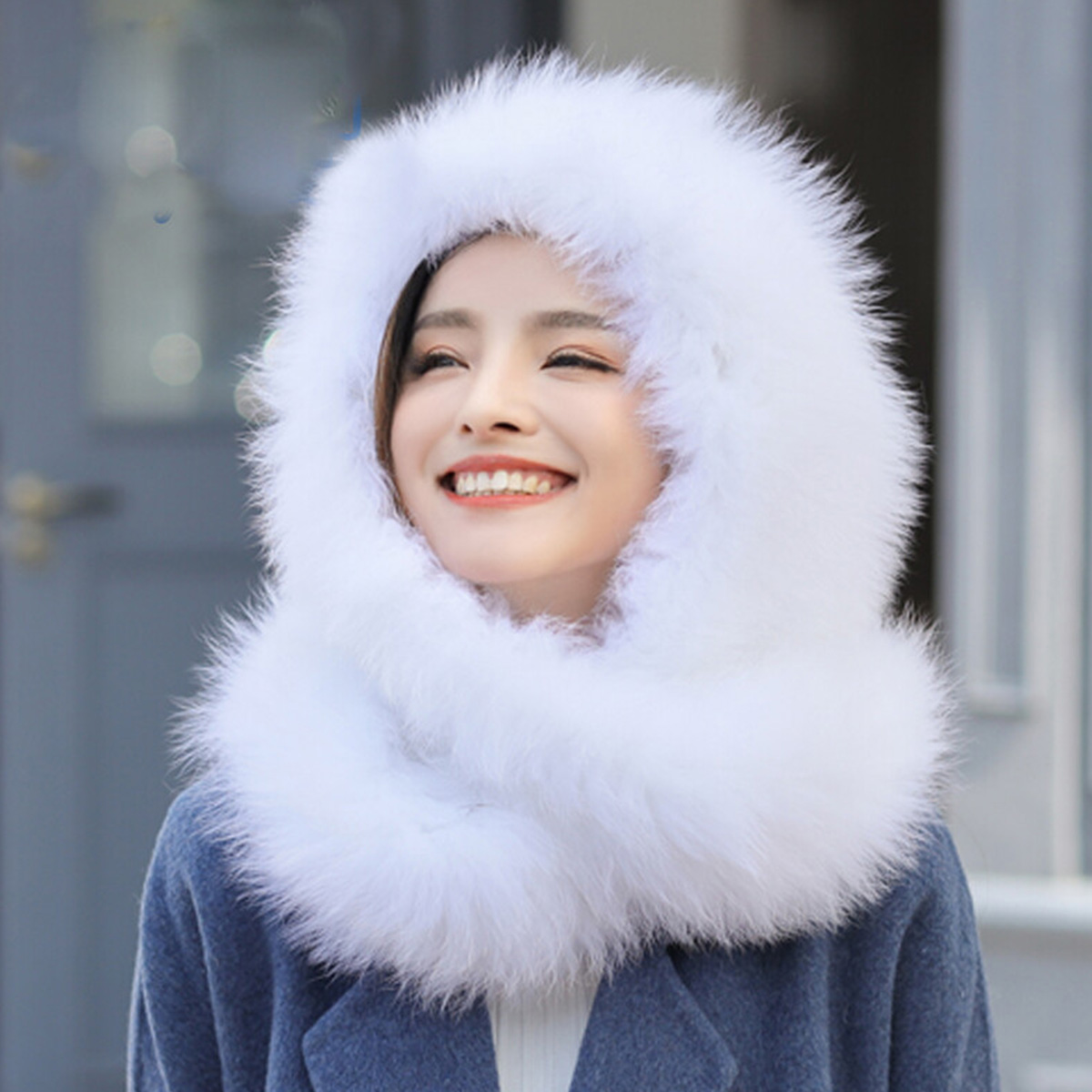 New Real Rabbit Fur Scarf Thic - Men Accessories For Neck ulasan dan harga