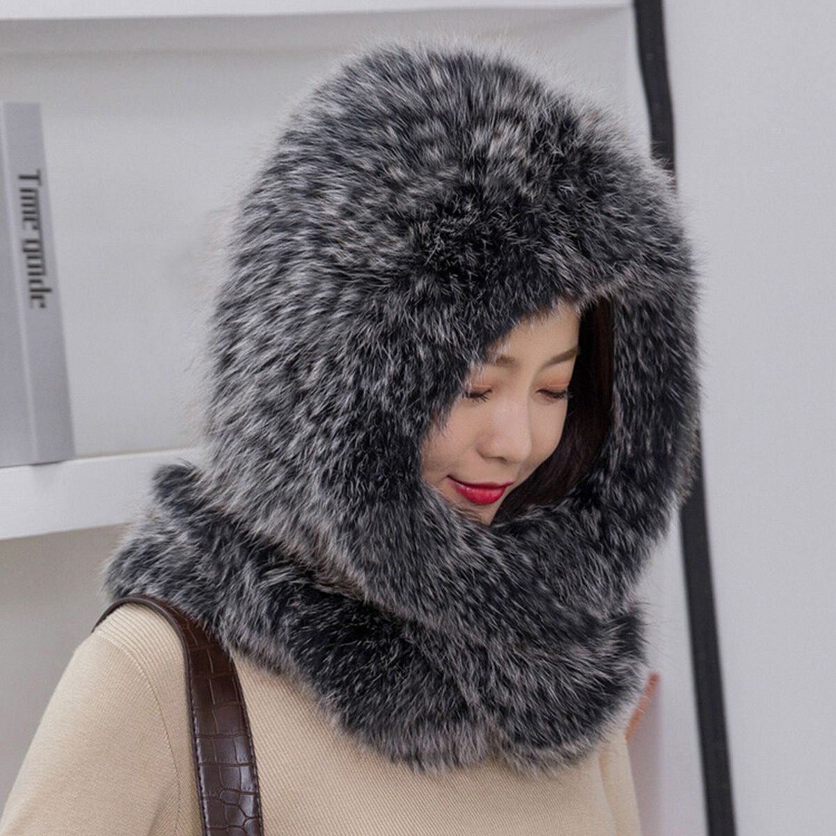 New Real Rabbit Fur Scarf Thic - Men Accessories For Neck ulasan dan harga