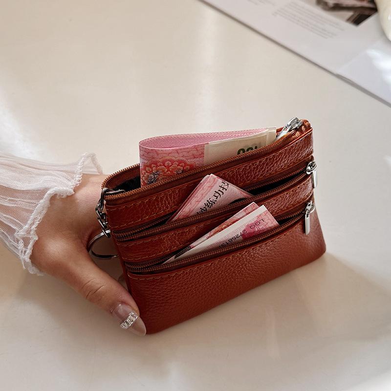 PU Leather Portable Money Coin - Coin Holder Men ulasan dan harga