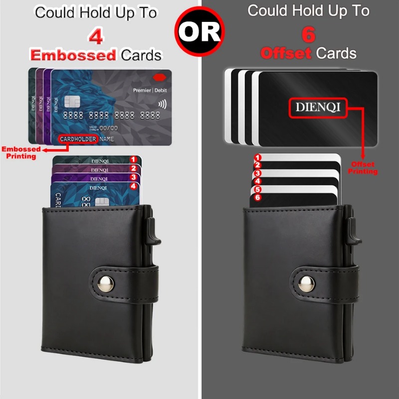 2PCS Vintage PU RFID Blocking  - Coin Holder Men ulasan dan harga