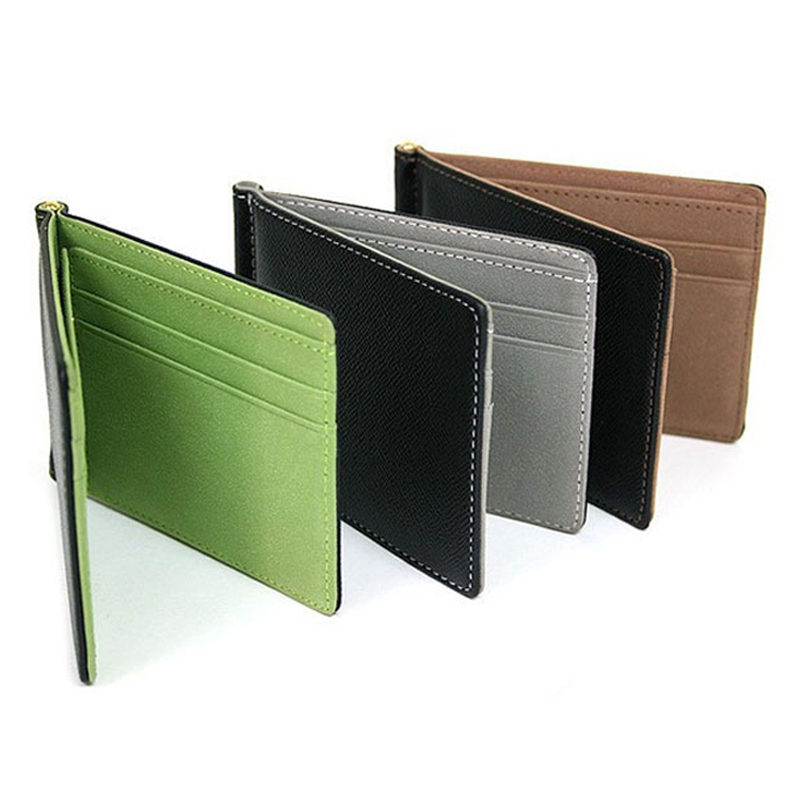 Slim Men's Leather Money Clips - Money Clip Slim ulasan dan harga