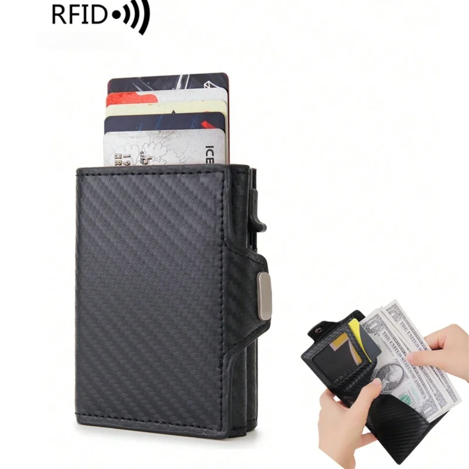 RFID Blocking Pop Up  Wallet f - Coin Holder Men ulasan dan harga