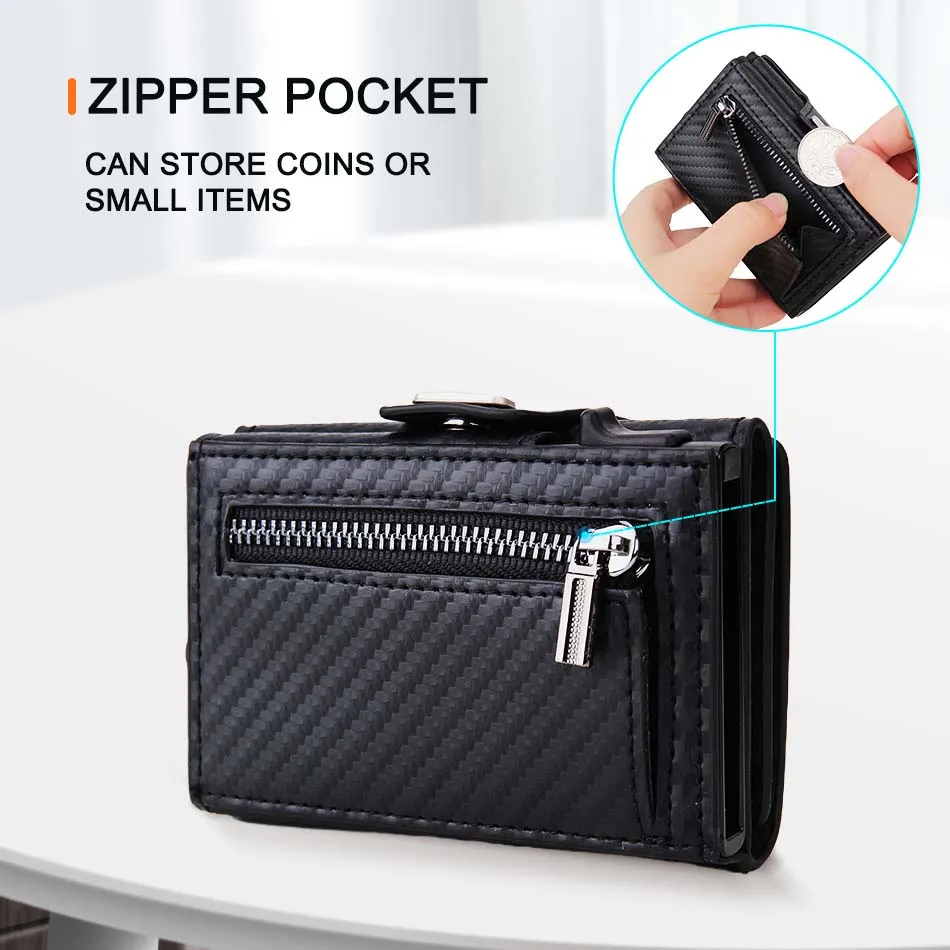 RFID Blocking Pop Up  Wallet f - Coin Holder Men ulasan dan harga