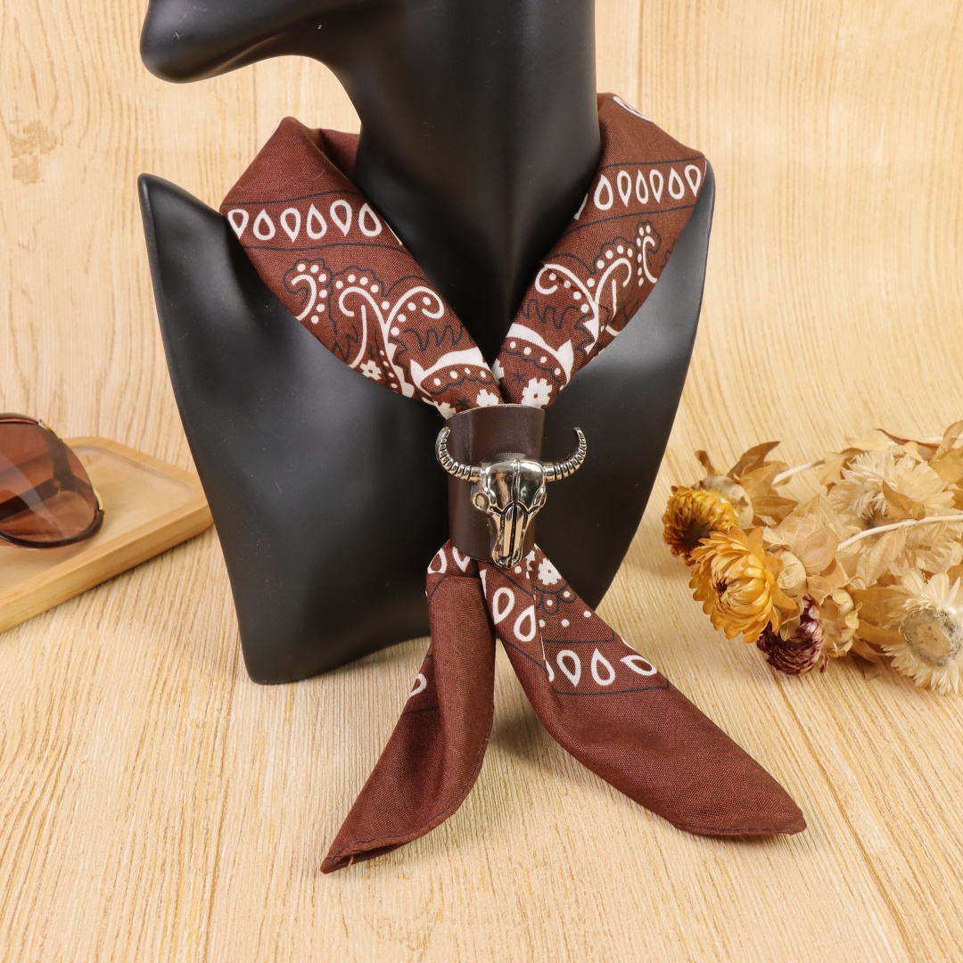 Artistic Cotton Square Scarf A - Men Accessories For Neck ulasan dan harga