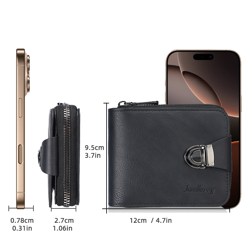 Baellerry New Name Engraving M - Coin Holder Men ulasan dan harga