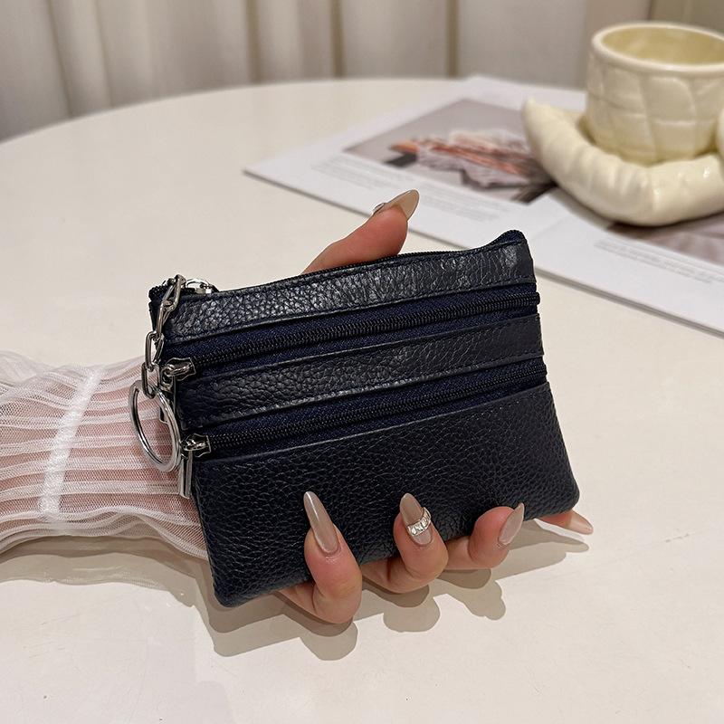 PU Leather Portable Coin Purse - Coin Holder Men ulasan dan harga