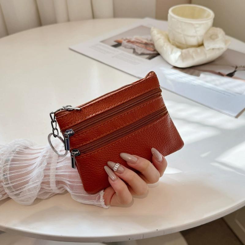 PU Leather Portable Coin Purse - Coin Holder Men ulasan dan harga