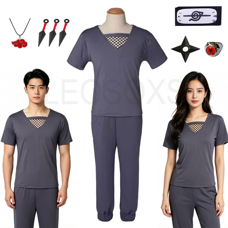 Uchiha Itachi Cosplay Costume  - Men Accessories Korea ulasan dan harga