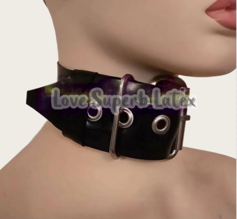 0.4mm Sexy Latex Neck Choker R - Men Accessories For Neck ulasan dan harga