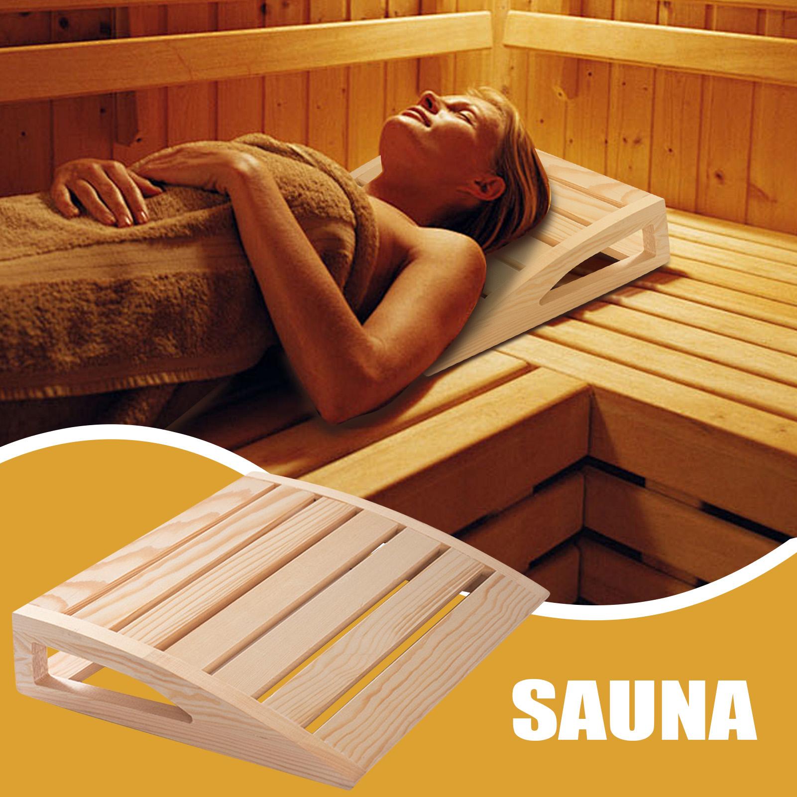 Wooden Sauna Headrest Handmade - Men Accessories For Neck ulasan dan harga