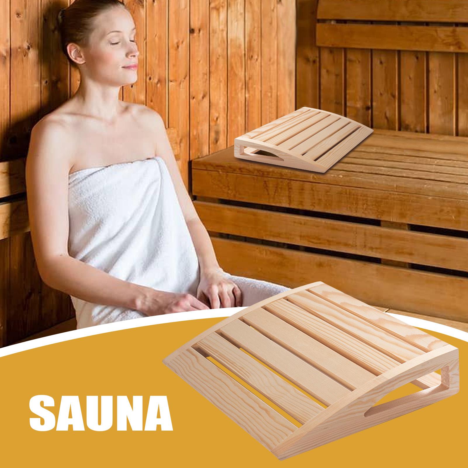 Wooden Sauna Headrest Handmade - Men Accessories For Neck ulasan dan harga