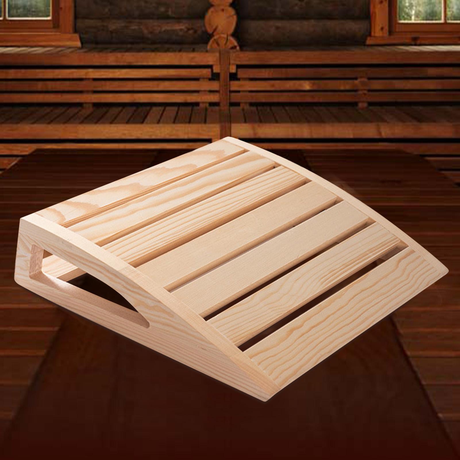 Wooden Sauna Headrest Handmade - Men Accessories For Neck ulasan dan harga